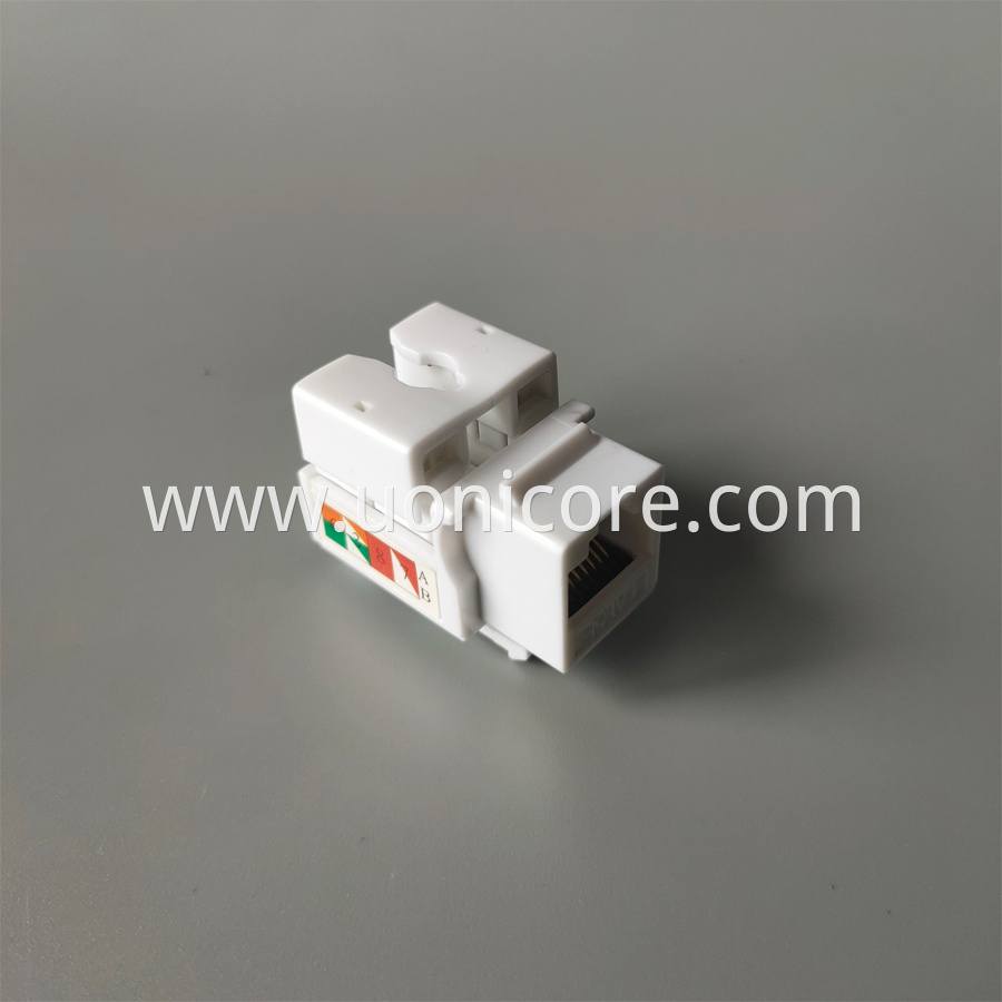 unshielded category 5e RJ45 connector